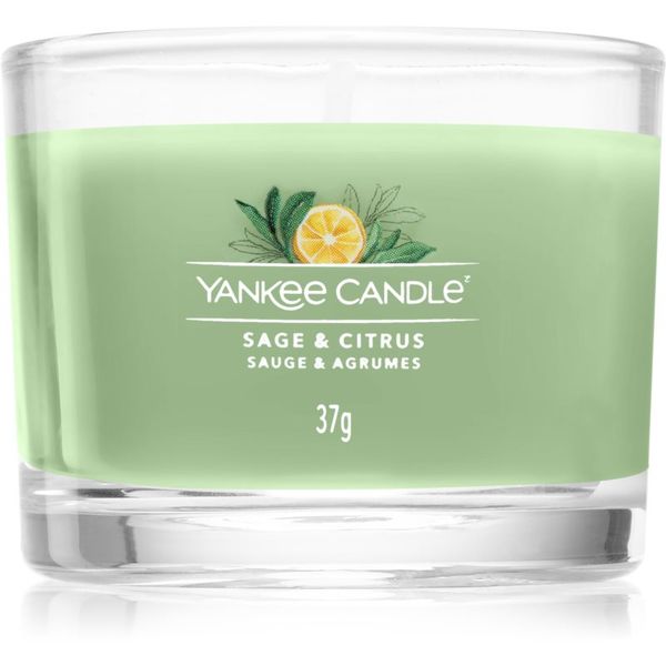 Yankee Candle Yankee Candle Sage & Citrus votivna sveča Signature 37 g