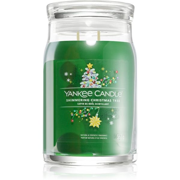 Yankee Candle Yankee Candle Shimmering Christmas Tree dišeča sveča Signature 567 g