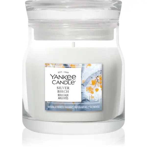 Yankee Candle Yankee Candle Silver Birch dišeča sveča Signature 110 g