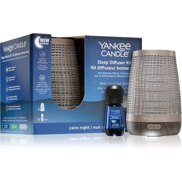 Yankee Candle Yankee Candle Sleep Diffuser Kit Bronze električni difuzor + nadomestno polnilo 1 kos