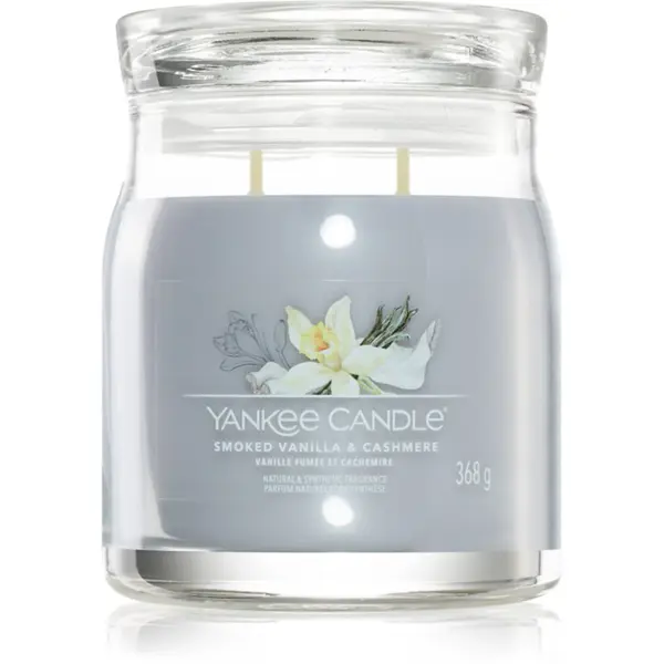Yankee Candle Yankee Candle Smoked Vanilla & Cashmere dišeča sveča 368 g