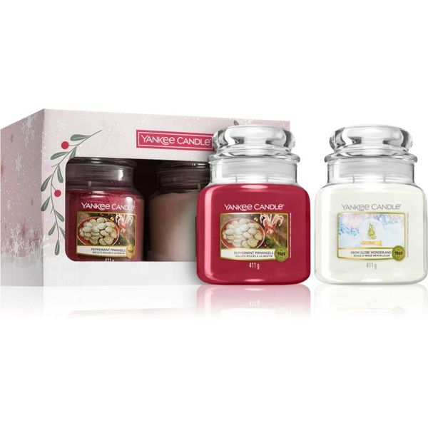 Yankee Candle Yankee Candle Snow Globe Wonderland 2 Medium Candle darilni set