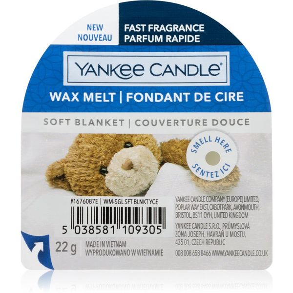 Yankee Candle Yankee Candle Soft Blanket vosek za aroma lučko 22 g