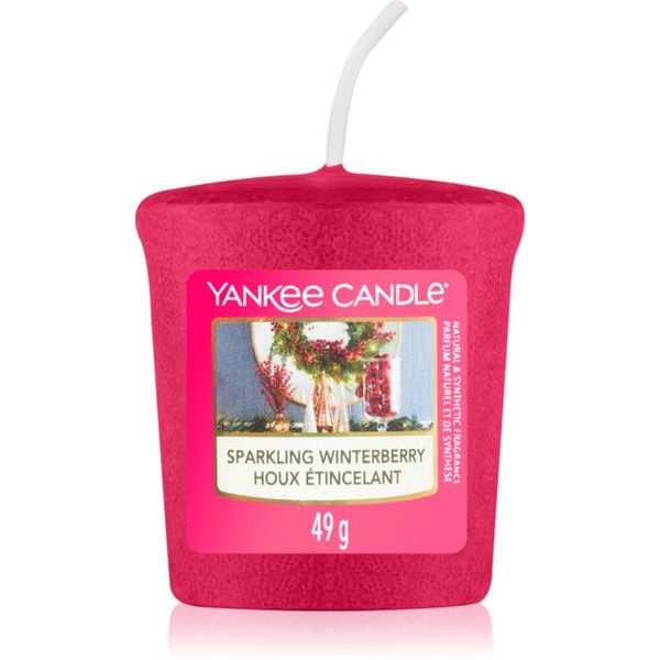 Yankee Candle Yankee Candle Sparkling Winterberry votivna sveča Signature 49 g