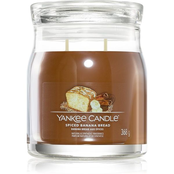 Yankee Candle Yankee Candle Spiced Banana Bread dišeča sveča Signature 368 g