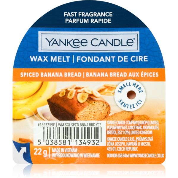 Yankee Candle Yankee Candle Spiced Banana Bread vosek za aroma lučko 22 g
