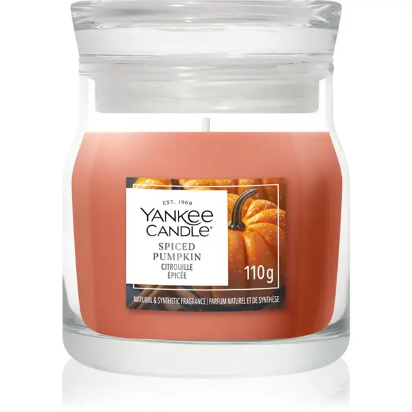 Yankee Candle Yankee Candle Spiced Pumpkin dišeča sveča Signature 110 g