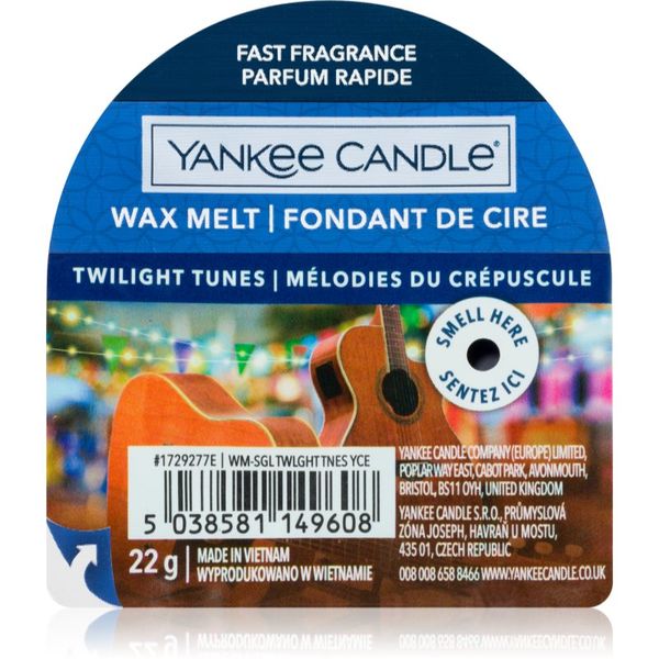 Yankee Candle Yankee Candle Twilight Tunes vosek za aroma lučko 22 g