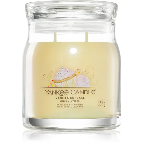 Yankee Candle Yankee Candle Vanilla Cupcake dišeča sveča Signature 368 g