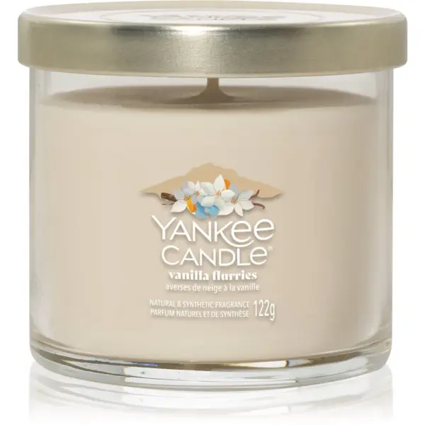 Yankee Candle Yankee Candle Vanilla Flurries dišeča sveča Signature 122 g