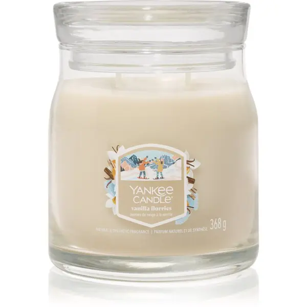 Yankee Candle Yankee Candle Vanilla Flurries dišeča sveča Signature 368 g