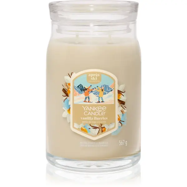 Yankee Candle Yankee Candle Vanilla Flurries dišeča sveča Signature 567 g