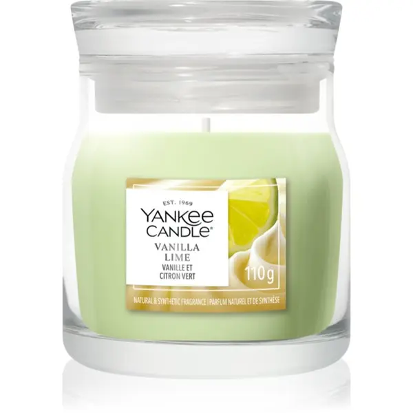 Yankee Candle Yankee Candle Vanilla Lime dišeča sveča Signature 110 g