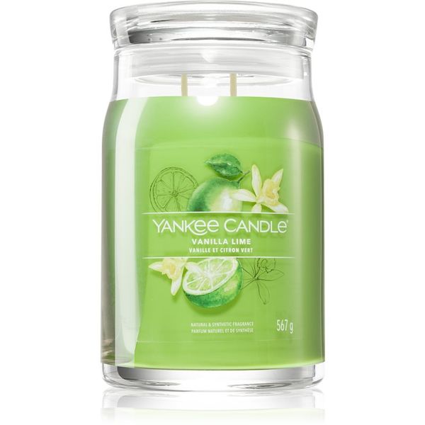 Yankee Candle Yankee Candle Vanilla Lime dišeča sveča Signature 567 g