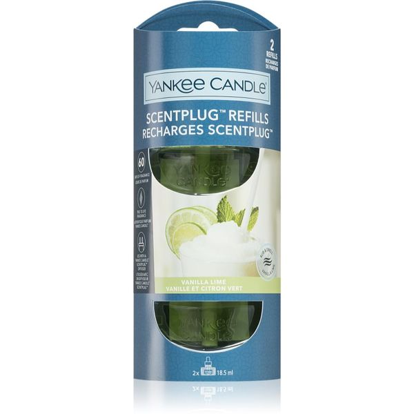 Yankee Candle Yankee Candle Vanilla Lime Refill polnilo za aroma difuzor 2x18,5 ml