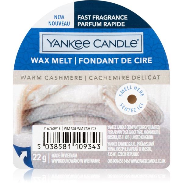 Yankee Candle Yankee Candle Warm Cashmere vosek za aroma lučko 22 g
