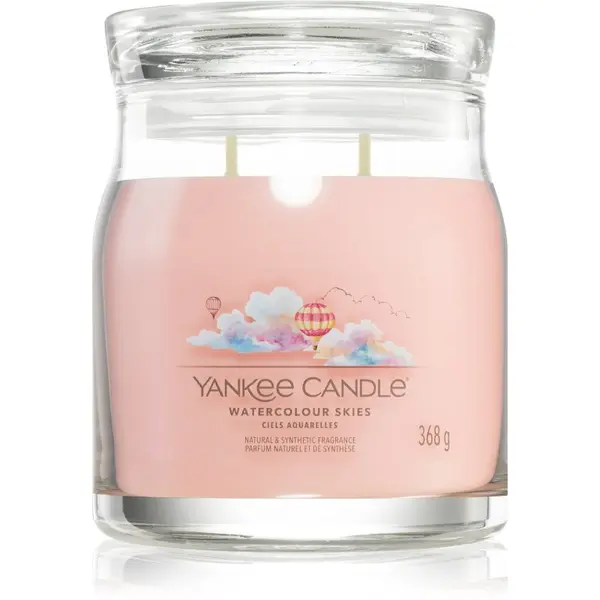 Yankee Candle Yankee Candle Watercolour Skies dišeča sveča Signature 368 g