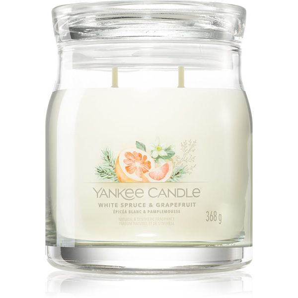 Yankee Candle Yankee Candle White Spruce & Grapefruit dišeča sveča 368 g