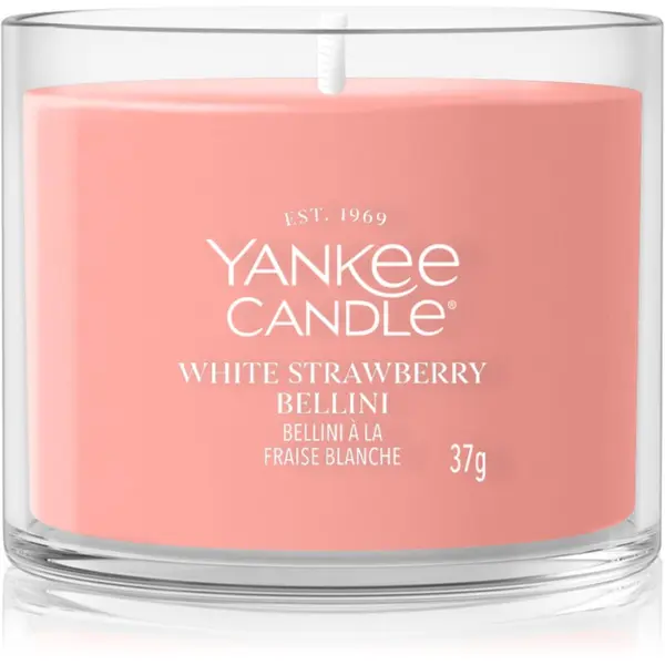 Yankee Candle Yankee Candle White Strawberry Bellini votivna sveča 37 g