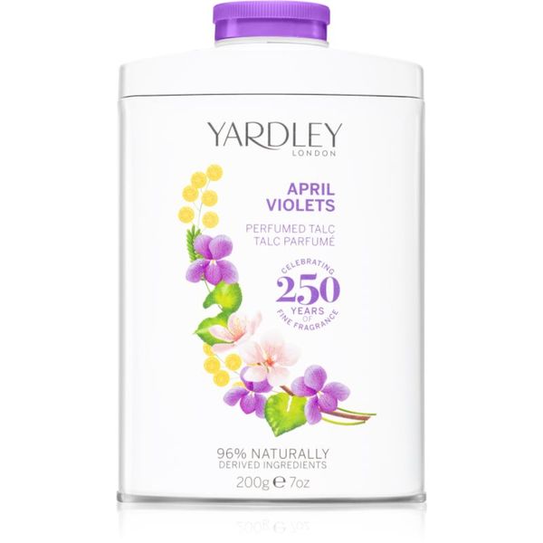 Yardley Yardley April Violets odišavljen puder za ženske 200 g