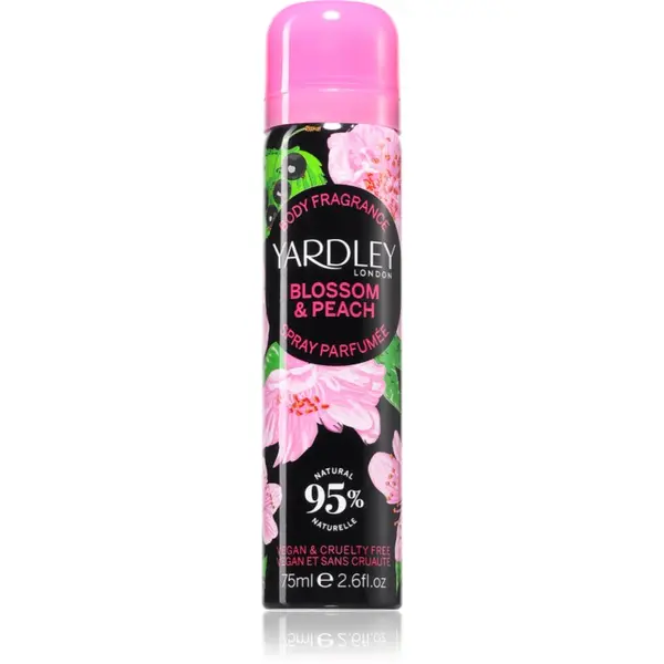 Yardley Yardley Blossom & Peach pršilo za telo za ženske 75 ml