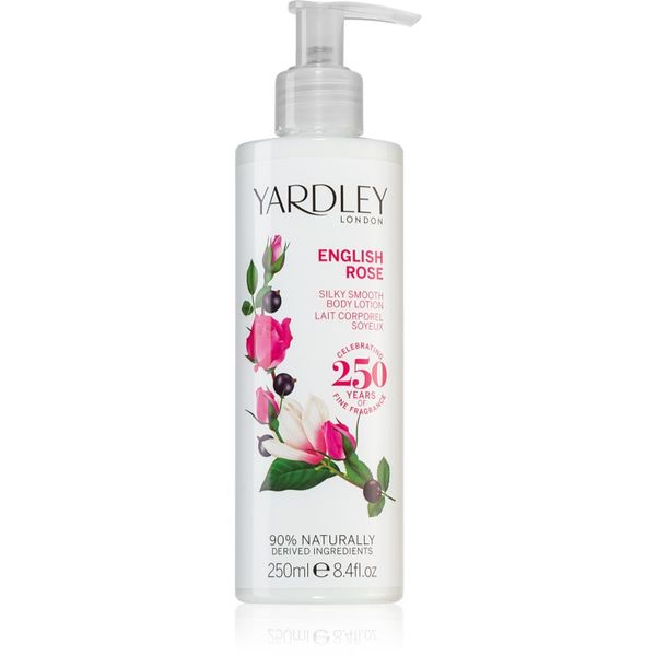 Yardley Yardley English Rose mehčalno mleko za telo 250 ml
