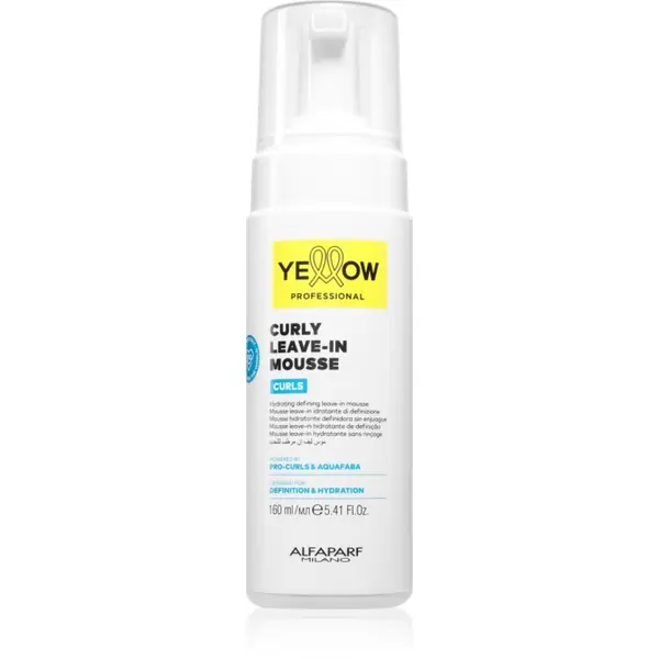 Yellow Professional Yellow Professional Curls Curly Leave-in Mousse nega brez spiranja za kodraste lase 160 ml