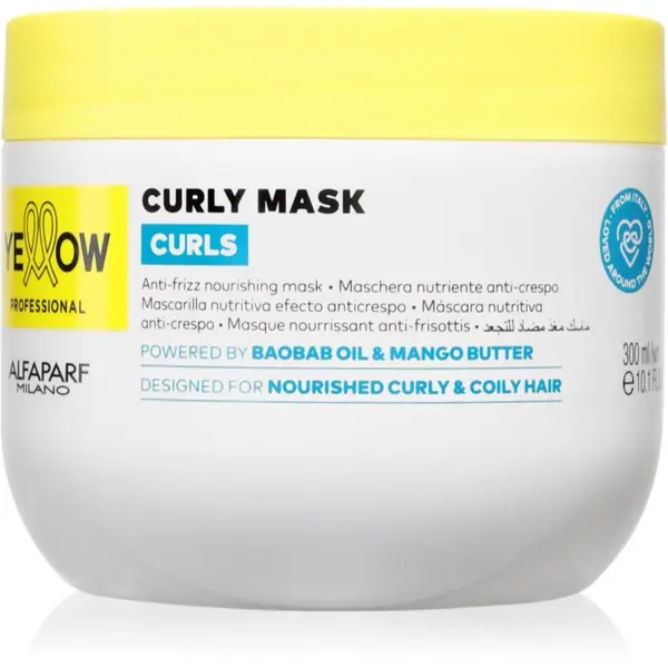 Yellow Professional Yellow Professional Curls Curly Mask maska za valovite in kodraste lase 300 ml