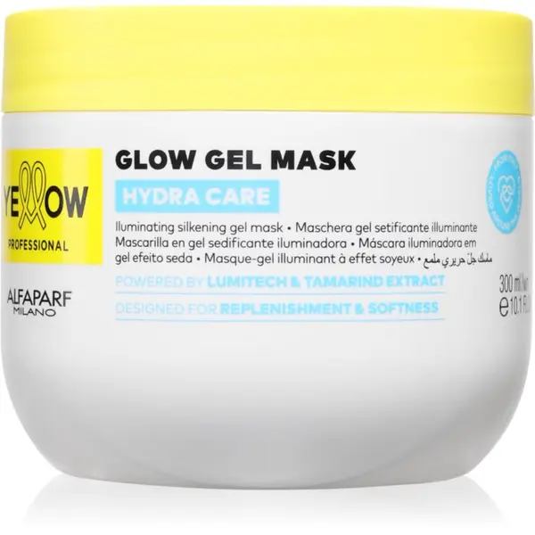 Yellow Professional Yellow Professional Hydra Care Glow Gel Mask gel maska za vse tipe las 300 ml
