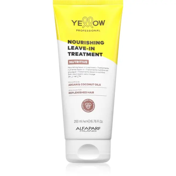 Yellow Professional Yellow Professional Nutritive Nourising Leave-in Treatment nega brez spiranja za suhe in krhke lase 200 ml