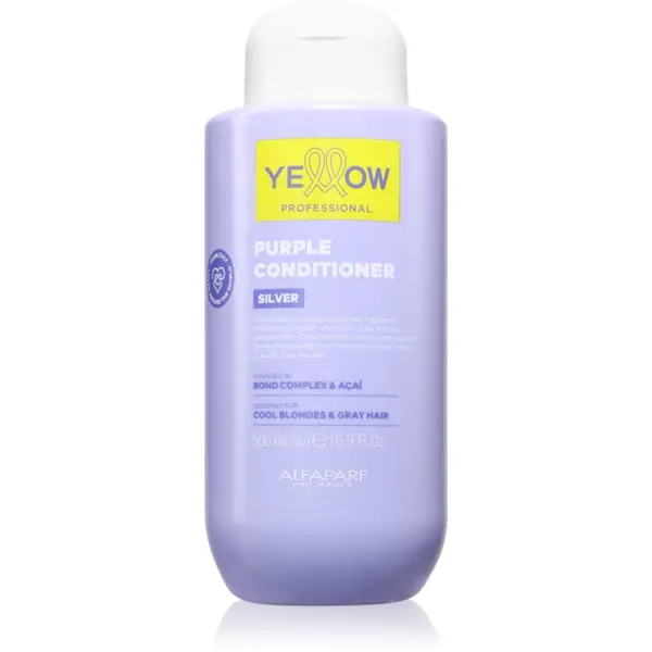 Yellow Professional Yellow Professional Silver Purple Conditioner hranilni balzam za nevtralizacijo rumenih odtenkov 500 ml