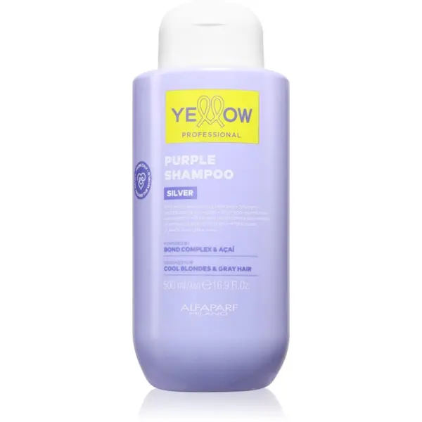 Yellow Professional Yellow Professional Silver Purple Shampoo šampon za nevtralizacijo rumenih odtenkov 500 ml