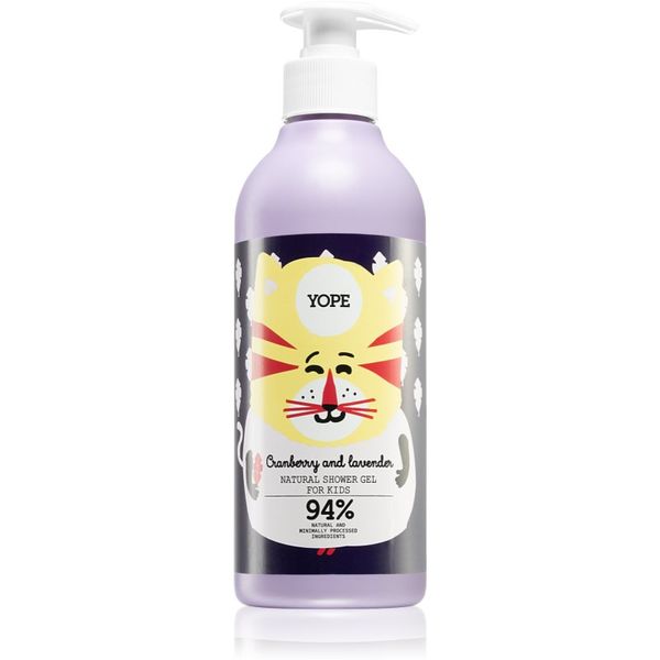 Yope Yope Cranberry & Lavender intenzivni vlažilni gel za prhanje za otroke 400 ml