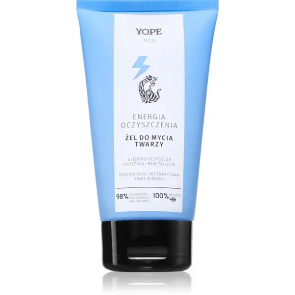 Yope Yope Men Wood vlažilni čistilni gel za moške 160 ml