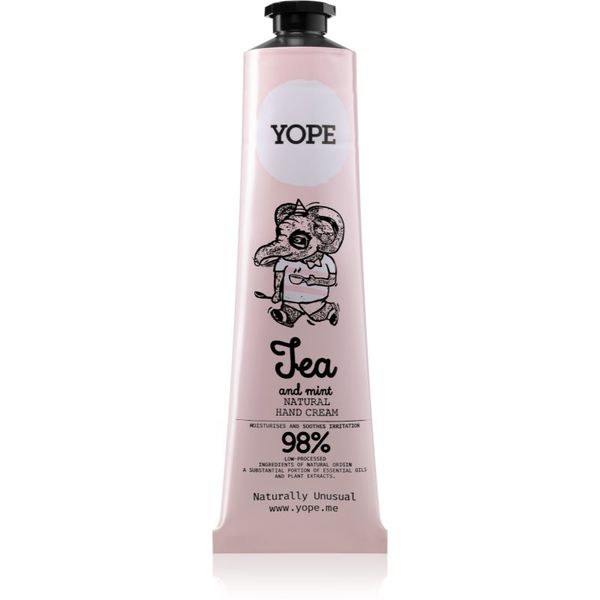 Yope Yope Tea & Mint krema za roke za prehrano in hidracijo 100 ml