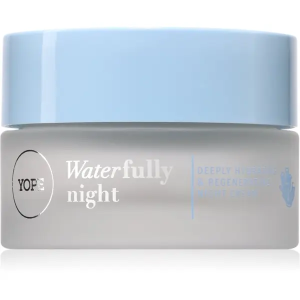 Yope Yope Waterfully Deeply Hydrating & Regenerating Night Cream vlažilna nočna krema 50 ml