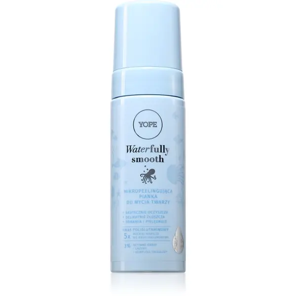 Yope Yope Waterfully Smooth Foam eksfoliacijska čistilna pena za obraz 150 ml