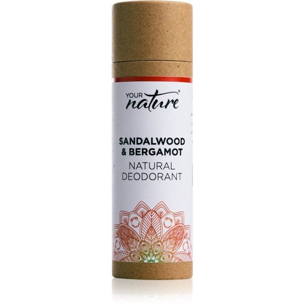 Your Nature Your Nature Natural Deodorant trdi dezodorant Sandalwood & Bergamot 70 g