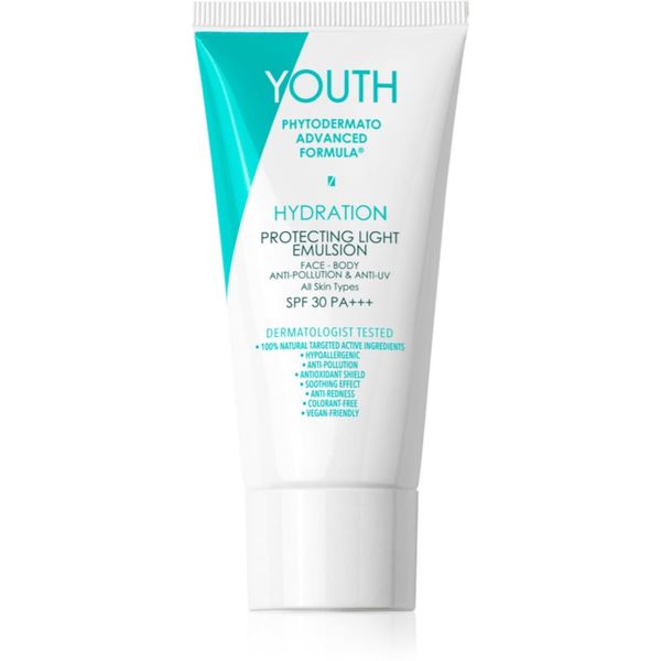 YOUTH YOUTH Hydration Protecting Light Emulsion zaščitna krema za obraz in telo SPF 30 50 ml
