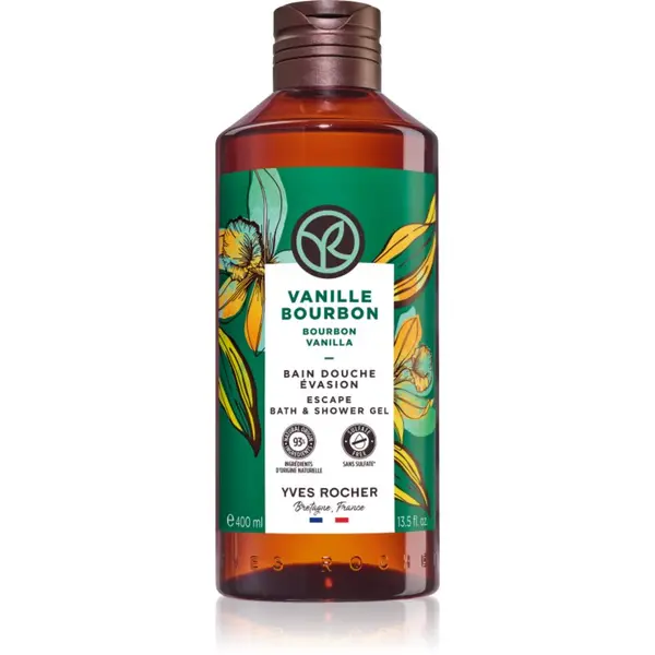 Yves Rocher Yves Rocher Bain de Nature nežni gel za prhanje Bourbon Vanilla 400 ml