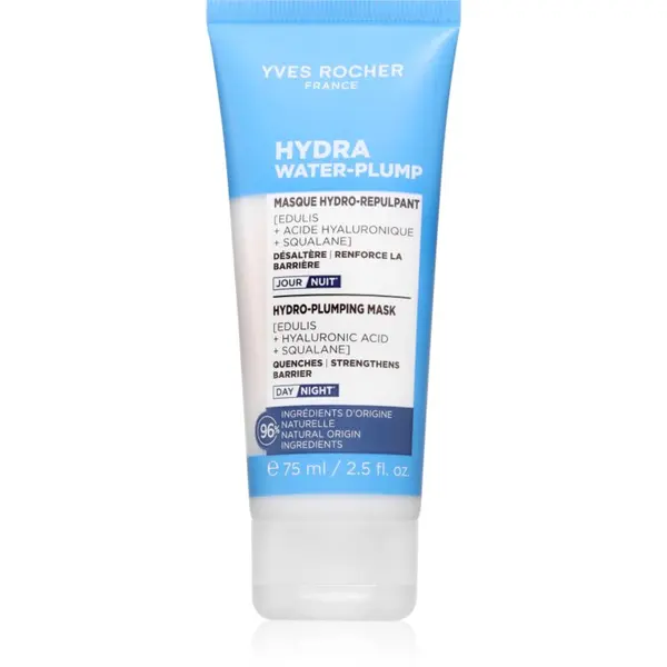 Yves Rocher Yves Rocher Hydra Water-Plump vlažilna gladilna maska za dan in noč 75 ml