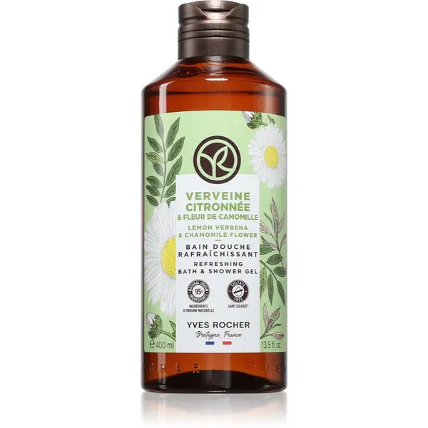 Yves Rocher Yves Rocher Lemon Verbena & Chamomile Flower gel za prhanje dišave Lemon Verbena & Chamomile Flower 400 ml