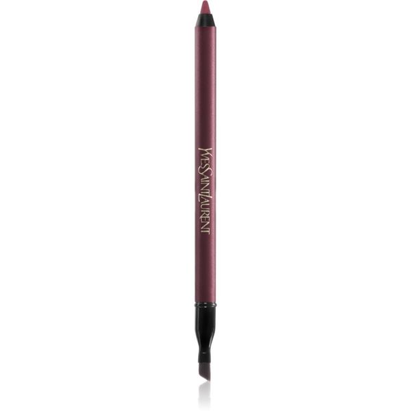 Yves Saint Laurent Yves Saint Laurent Lines Liberated dolgoobstojni svinčnik za oči za ženske 04 Unrestricted Plum 1.2 g