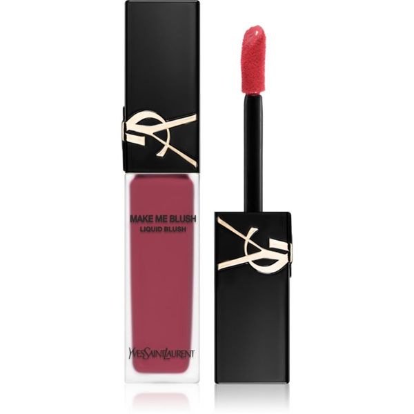 Yves Saint Laurent Yves Saint Laurent Make Me Blush Liquid Blush tekoče rdečilo za ženske 54 Berry Bang 15 ml