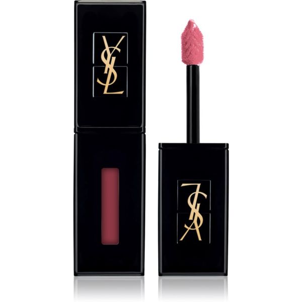 Yves Saint Laurent Yves Saint Laurent Vernis À Lèvres Vinyl Cream sijaj za ustnice s kremasto teksturo odtenek 407 Carmin Sesssion 5.5 ml