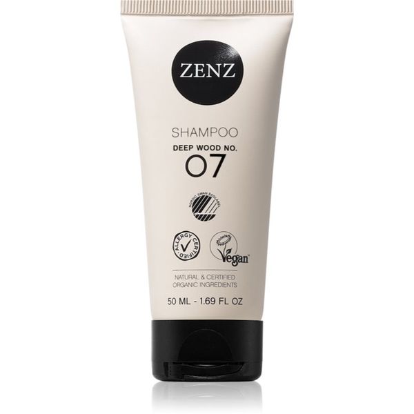 ZENZ Organic ZENZ Organic Deep Wood No. 07 šampon za okrepitev las za občutljivo lasišče 50 ml
