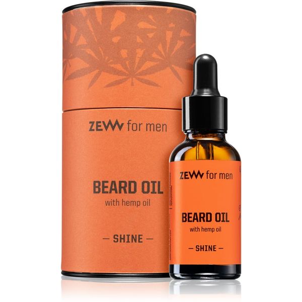 Zew For Men Zew For Men Beard Oil with Hemp Oil olje za brado s konopljinim oljem Shine 30 ml