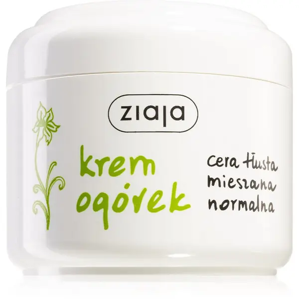 Ziaja Ziaja Cucumber vlažilna in pomirjujoča krema z vitaminoma A in E 100 ml