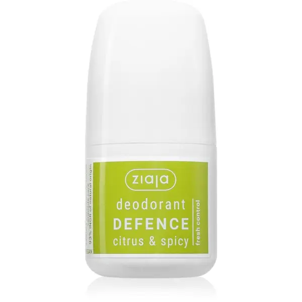 Ziaja Ziaja Deodorant Defence dezodorant roll-on dišave Citrus & Spicy 60 ml