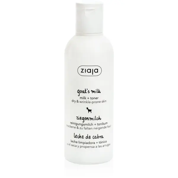 Ziaja Ziaja Goat's Milk čistilno mleko + tonik za obraz 2 v 1 200 ml